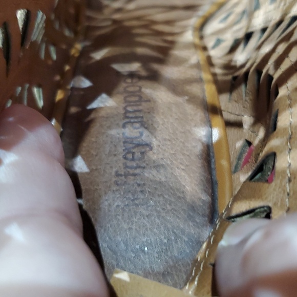 Jeffery campbell leather lace up laser cut heeled open toe shoes - Picture 7 of 8